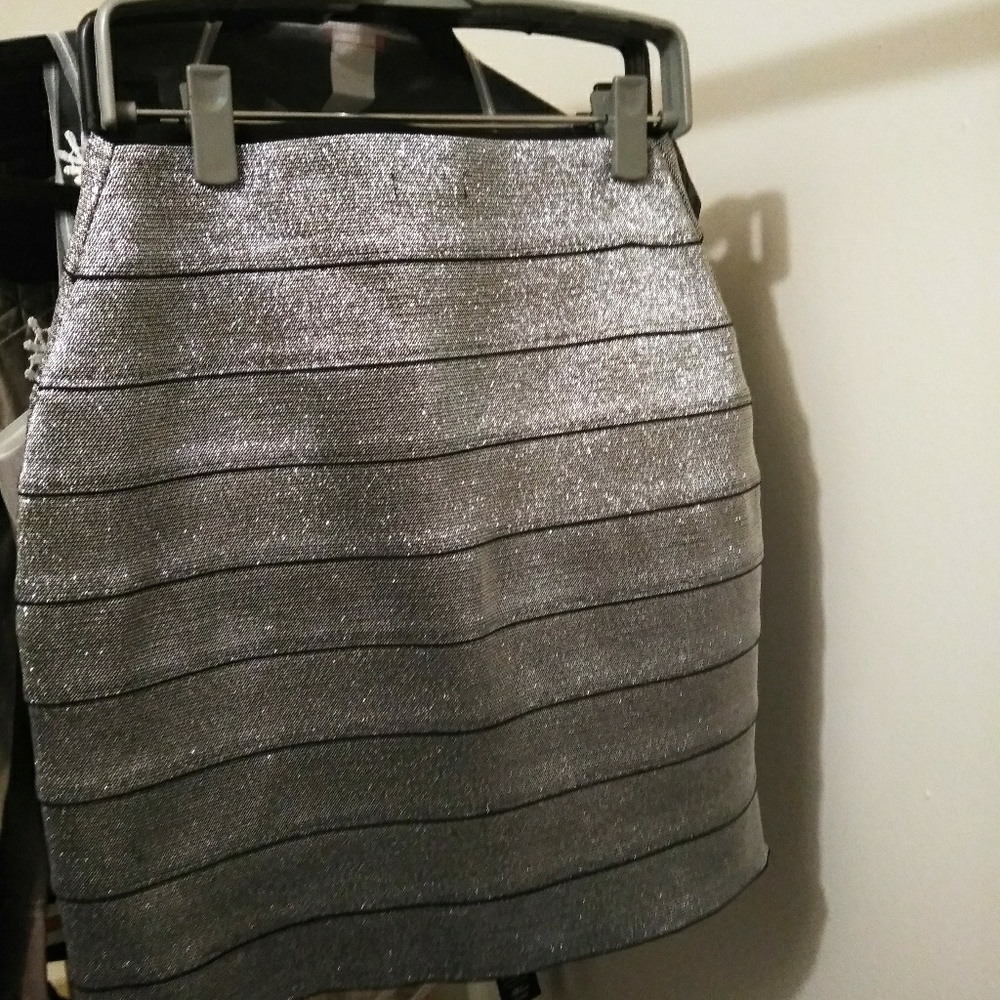 Silver skirt (Express)